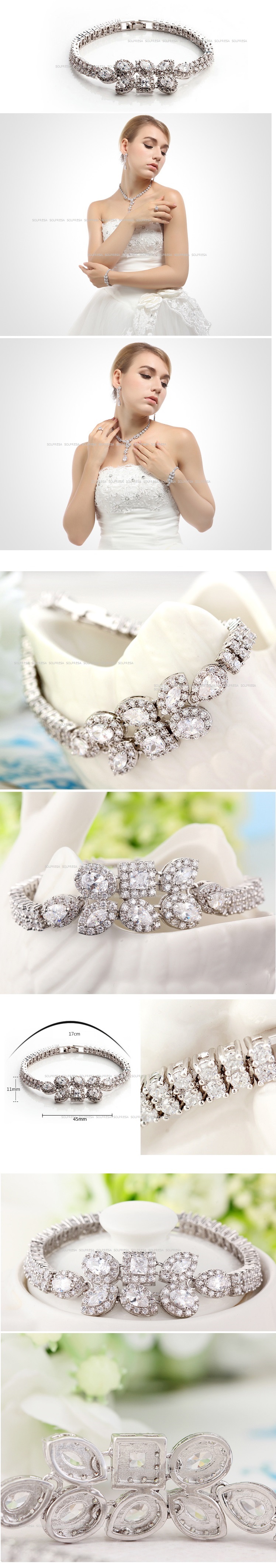 Solpresa True Love Zirconium Diamond Bracelet